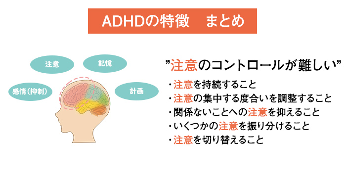 注意欠如多動症／ADHDとは？【発達障害／注意欠如多動症／ADHD／注意欠如・多動性障害】