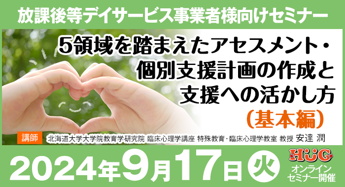 5領域を踏まえたアセスメント・個別支援計画の作成と支援への活かし方（基本編）